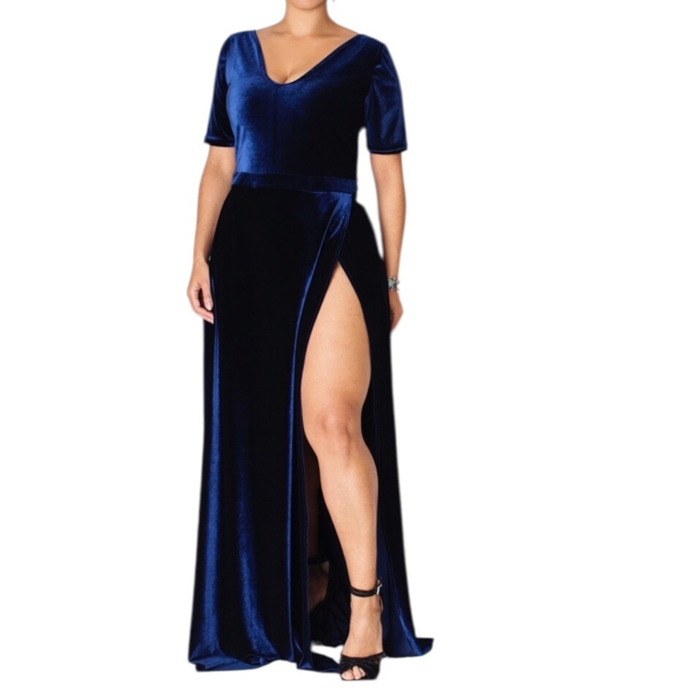 Courtney Noelle velvet dress size 2x